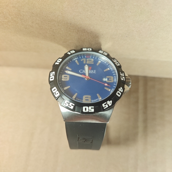 blue dial Calibre lancer men's watch - Picture 4 of 5